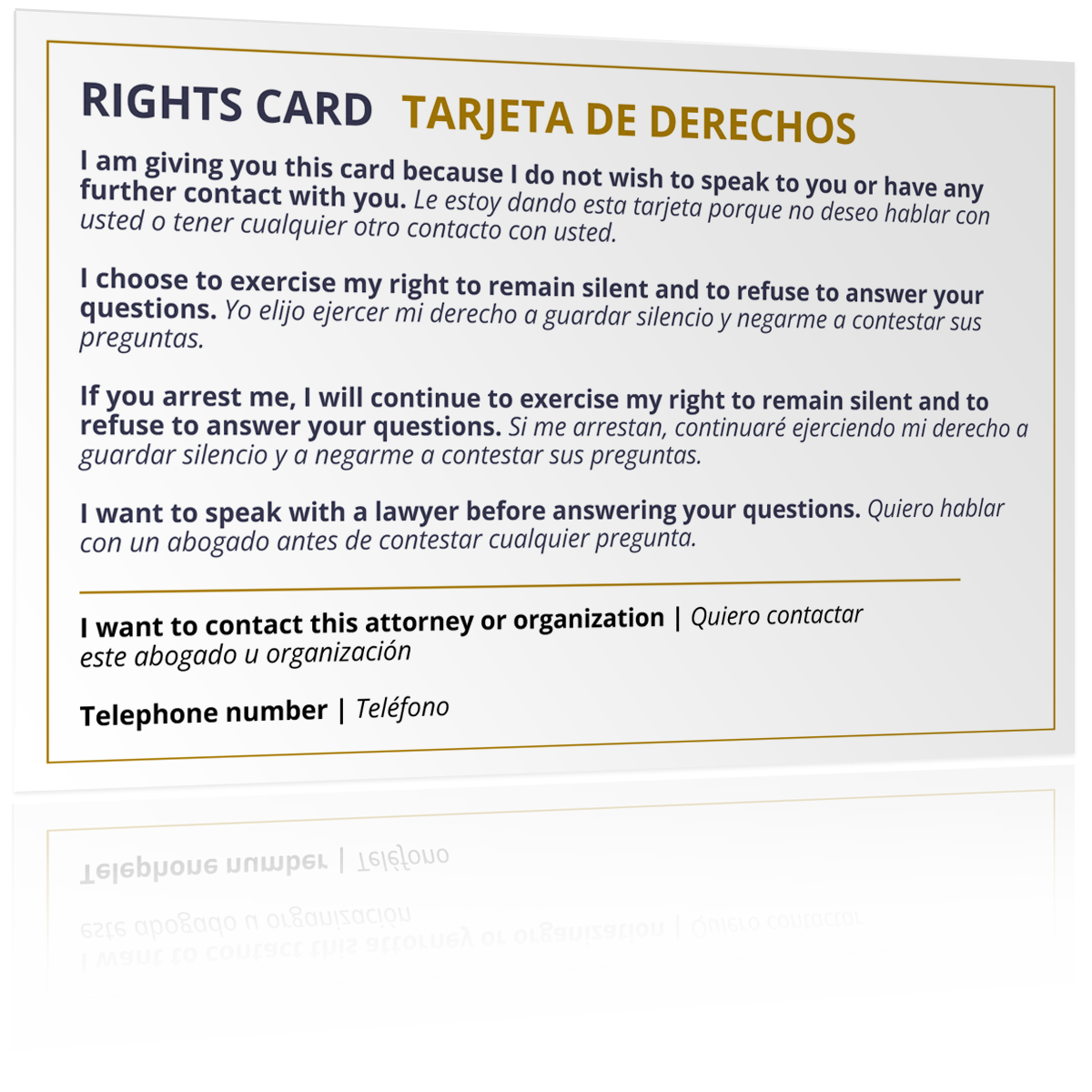 Download your Know Your Rights right card